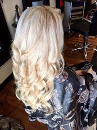 Platinum Blonde With Carmel Blonde Lowlights Carmel Blonde Hair Blonde Hair Color Platinum Blonde Hair