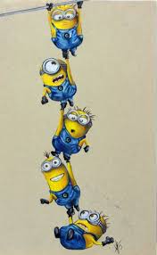 Sau đó, vẽ một đường cong khác song song với cuối cùng. Art Fox Yasmin Hills Minion Art Minions Wallpaper Cute Minions Wallpaper