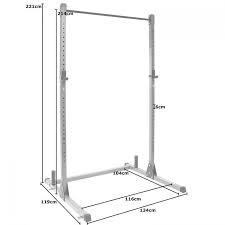 Le Dtx Fitness Power Cage Support De Squat Et Barre De Traction Appareil Musculation Cage A Squat Barre De Traction Maison