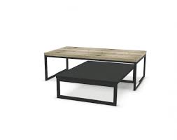 Vidaxl ensemble de table basse gigogne 2 pcs bois massif de. Table Basse Gigogne Rectangulaire Urban Meubles Celio