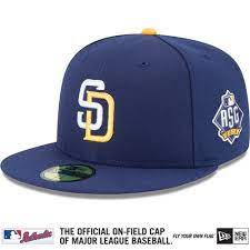 San Diego Padres Authentic Collection On Field 59fifty Game Cap With 2016 All Star Patch Mlb Com Shop San Diego Padres Cap Baseball
