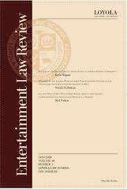 Onda has the lowest google pagerank and bad results in terms of yandex topical citation index. Loyola Of Los Angeles Entertainment Law Review Law Reviews Loyola Marymount University And Loyola Law School