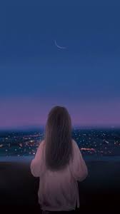 Only the best hd background pictures. Sad Girl Wallpaper Sky Blue Horizon Sea Atmosphere Purple Night Violet Photography Dusk 1031352 Wallpaperkiss