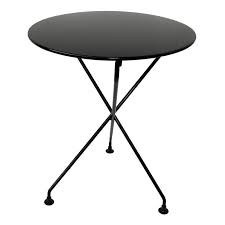 Outdoor Furniture Designhouse European Cafe 3 Leg Folding Bistro Table Bistro Table Round Black Coffee Table Outdoor Patio Furniture Sets