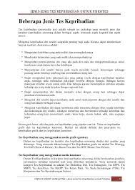 #2 76 x 11 +11 = …. Jenis Jenis Tes Kepribadian Untuk Psikotes