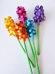 Wir stellen hier bastelideen für den frühling vor. Hyazinthen Aus Papier Blumen Basteln Im Fruhling
