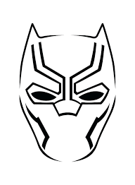 Black Panther Coloring Pages Best Coloring Pages For Kids Black Panther Drawing Avengers Pumpkin Carving Avengers Pumpkin Carving Stencil