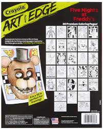 Five nights at freddys is an indie horror game. Buy Crayola Five Nights At Freddy S Coloring Pages Adult Coloring 30 Count Online In Turkey B07b7y2kyq