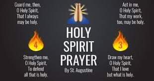 Check spelling or type a new query. Prayer To The Holy Spirit By St Augustine Catholic Link