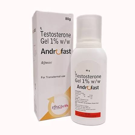 Androfast 1% w/w (Testosterone) Gel