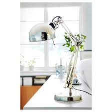 Forsa Work Lamp With Led Bulb Nickel Plated Ikea Lamp Work Lamp Ikea Desk Lamp