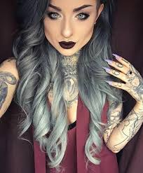 Tattoo Artist Ryan Ashley Malarkey Ryanashleymalarkey Grey Hair Wig Hair Beauty Hair Color