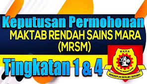 Permohonan kemasukan ke mrsm bagi tingkatan 1 tahun 2021 telah dibuka mulai 24 ogos hingga 4 disember 2020. Tentang Seseorang Semak Tawaran Kemasukan Ke Mrsm Tingkatan 1 Tahun 2020