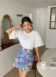 花柄タイトミニスカート・全2色 | レディースファッション通販 - DHOLIC