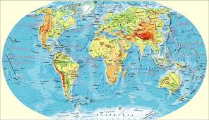 Географическая карта мира