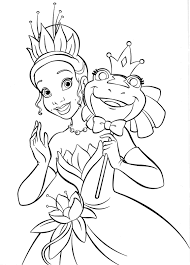 Disegni Da Colorare Principessa Ranocchio Migliori Pagine Da