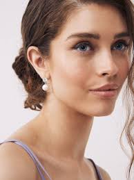 Grey Enchanted Garden Dangle Earrings