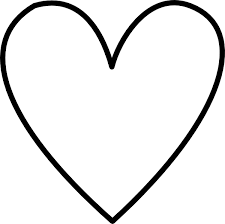 Hearttemplate White Heart Outline Clip Art Heart Outline Tattoo Heart Outline Heart Hands Drawing