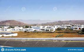 View of Tahichi in Lanzarote Stock Image - Image of housing, home: 221201303