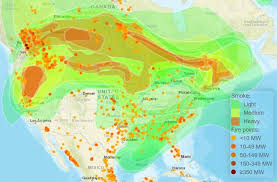 Here's a look at video showing some of the devastating views from the bay area as three massive wildfire complexes tear through the region. New England S Air Quality Is Worse Than Anywhere In Us Besides California The Boston Globe