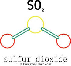 Schwefeldioxid, so2, ist das anhydrid der schwefligen säure h2so3. Schwefeldioxidmolekul So2 Schwefeldioxid Ist Ein Giftiges Gas Canstock