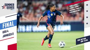 Et june 13 on fox sports 1. 2021 Wnt Summer Series Usa 4 Jamaica 0 Match Report Stats