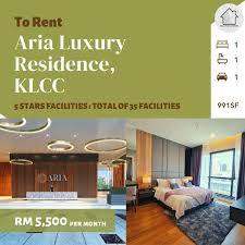 Aria luxury residences is a luxurious condominium building at klcc, located at jalan tun razak within the diplomatic enclave at the heart of kl city, opposite the us embassy. Wtr Aria Luxury Residence Klcc Property Rentals On Carousell
