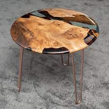 Search for resin coffee table. Custom Round Coffee Table Clear Epoxy Resin Table Edge River Etsy In 2021 Wood Resin Table Resin Furniture Wood Table Design
