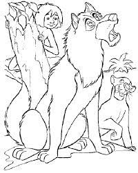 Click on the free jungle book colour page you would like to print, if you print them all you can make your own disney coloring book! Jungle Book Characters Pictures Coloring Home