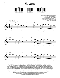 Music in this video song havana (feat. Havana Chords Piano