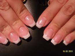 Cnd Acrylic Overlay French Nails Acrylic Nails At Home Nails