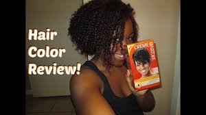 Here are my picks for the best red hair dye for dark hair, to avoid making it brassy. Creme Of Nature Exotic Shine Hair Color Review Youtube