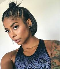 Braids for short hair #1 ✨ the waterfall. In Style Short Haircuts For Black Women Crazyforus