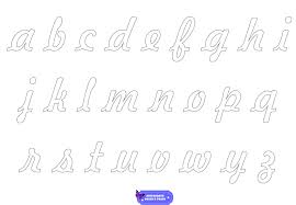 Seguindo a ideia de moldes de letras grandes, a opção traz um. Molde De Letras Cursivas Para Imprimir Artesanato Passo A Passo