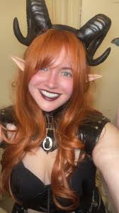 Loving being well enough to Dress up like am impish lil demon 😁