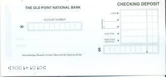 Check spelling or type a new query. Old Point National Bank Deposit Slip Free Printable Template Checkdeposit Io