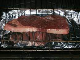 Bring both steaks to room temperature. Alton Brown S Broiled Sirloin Steak Recipe Eat Like No One Else