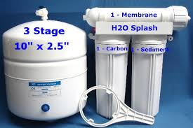 3 Stage Reverse Osmosis System White Housings