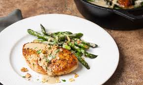 Recipe Keto Creamy Skillet Chicken Asparagus I Keto Mojo Recipe In 2020 Chicken Asparagus Recipes Asparagus Recipe