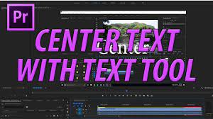 Premiere pro, premiere pro cc, premiere pro how to add text, premiere pro tutorial. How To Center Text With The Text Tool Premiere Pro Cc 2017 Youtube