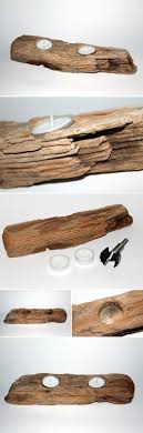 Diy Treibholz Teelicht Anleitung Diy Basteln Selbermachen Teelicht Teelicht Basteln Anleitun Tealight Holder Diy Tea Lights Diy Beach Decor