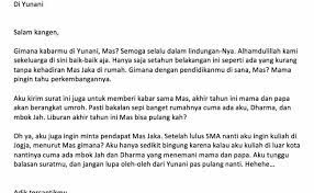 Surat pribadi untuk orang tua. Contoh Surat Pribadi Pendek Untuk Sahabat Gawe Cv Cute766