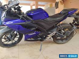 From i.ytimg.com aug 03, 2018 · yamaha fz 25 is a sports bike available at a price of rs. Used 2018 Model Yamaha Yzf R15 V3 For Sale In Chennai Id 306631 Racing Blue Colour Bikes4sale