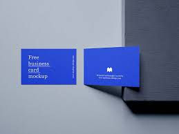 A business card is a small printed card that displays the business and contact information of a company or but don't let the color limit you; Free Business Cards Mockup Set Mockuptree