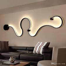 This living room led wall art home decor graphic has 13 dominated colors, which include tribeca, tricorn black, thamar black, kettleman, pig iron, bazaar, gully, dusky, silver, dwarf fortress, desired dawn, snowflake, sunkissed peach. 2021 Modern Simple Led Wall Lights Art Designs Creative Wall Lamp Creative Lighting Fixture For Bedroom Living Room Aisle Home Decor From Roon 70 04 Dhgate Com
