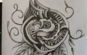 If you hold the view that a single rose. 27 Money Tattoo Outlines Ideas Money Tattoo Tattoo Outline Tattoos