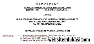 Maybe you would like to learn more about one of these? Sk Pembina Ekstrakurikuler Tahun 2020 2021 Websiteedukasi Com
