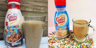 Funfetti vanilla cake flavored coffee creamer transforms every cup with its rich birthday cake flavor. Coffee Mate S Cinnamon Toast Crunch And Funfetti Coffee Creamers Are In Stores Now