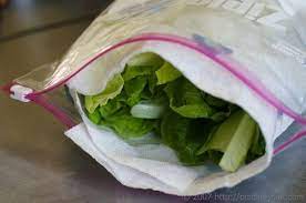 Wrap the cucumber in plastic wrap. A Recipe For Keeping Lettuce Fresh And Crisp Pinch My Salt Food Hacks Recipes Food