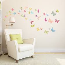 The Colorful Butterflies Wall Stickers Kids Room Wall Stickers Girl Bedroom Walls Kids Bedroom